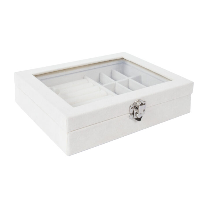 Ehtekarp SEZANE 20x15x4,5cm, valge Dekoratiivtooted