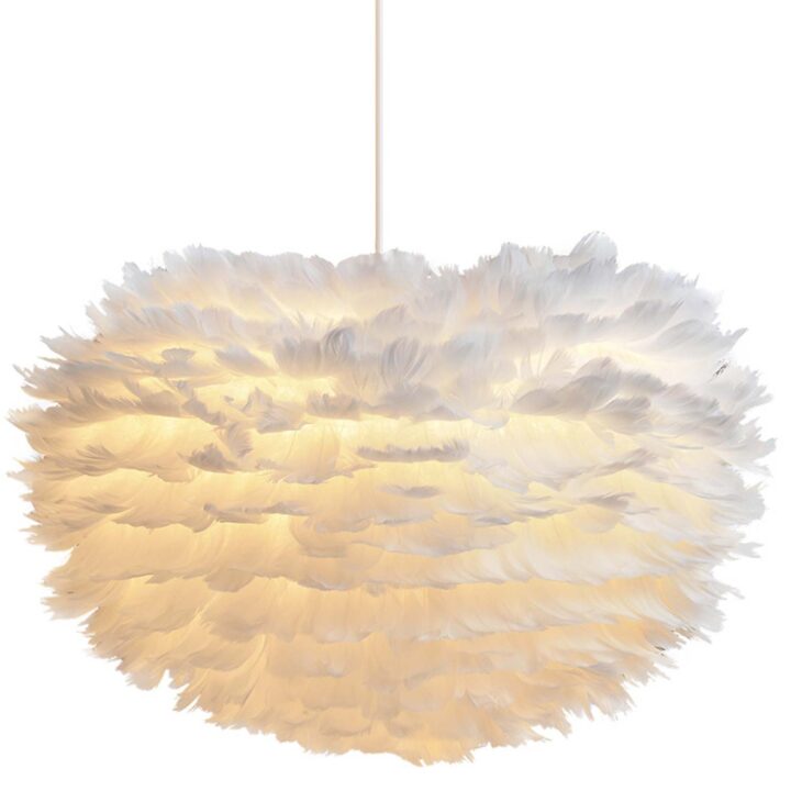 Laelamp FEATHER D30cm valge Laualambid PROTO