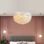 Laelamp FEATHER D30cm valge Laualambid PROTO