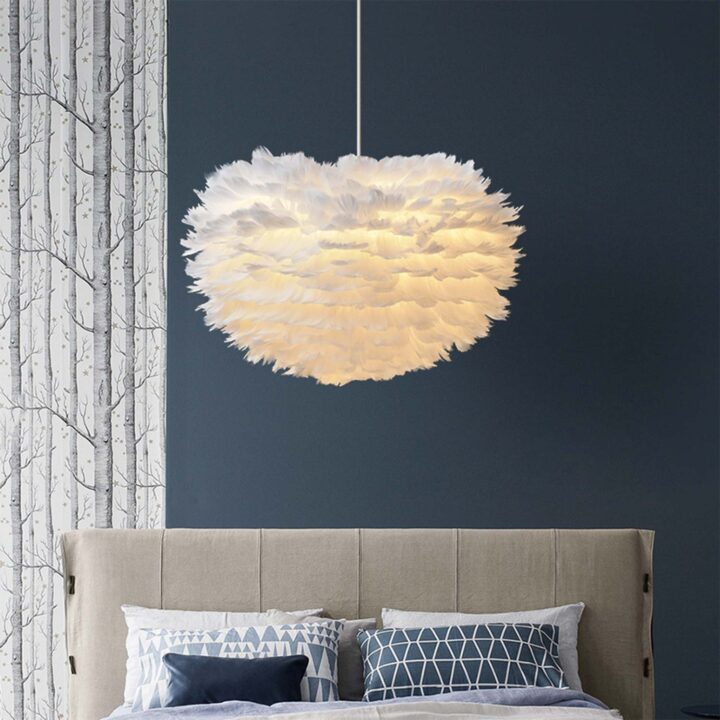 Laelamp FEATHER D30cm valge Laualambid PROTO