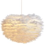 Laelamp FEATHER D40cm valge Laualambid