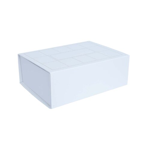 Karp TRUDY 35x25x11cm volditav, valge Kinkekotid