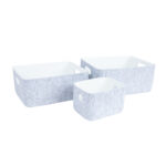 Kast LIDO FELT 36x27xH16cm, helehall vilt Esik ja Garderoob Kangast karbid