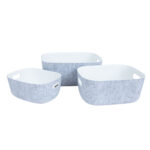 Kast LIDO POP 36x28xH16cm, helehall vilt Esik ja Garderoob Kangast karbid
