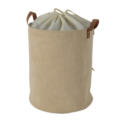Pesukorv LIDO LEO D38xH48cm, beež velvet Esik ja Garderoob Kangast karbid