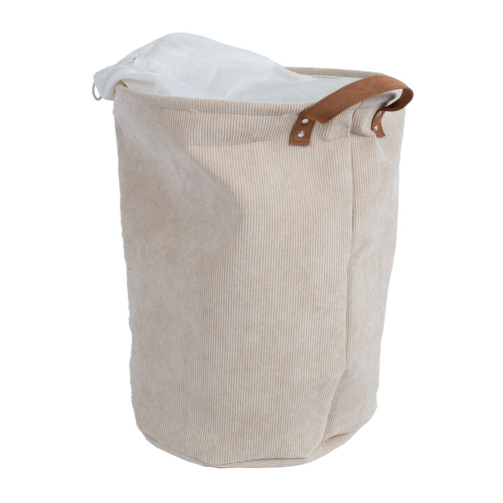 Pesukorv LIDO LEO D38xH48cm, beež velvet Esik ja Garderoob Kangast karbid