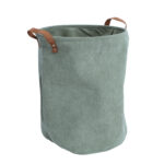 Pesukorv LIDO LEO D38xH48cm, roheline velvet Esik ja Garderoob Kangast karbid