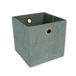 Kast LIDO LEO 30x30xH30cm, roheline velvet Esik ja Garderoob Kangast karbid