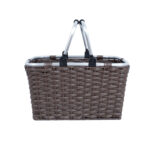 Ostukorv LIDO RIO 43x30xH24cm, tumepruun, 2 sangaga Esik ja Garderoob Korvid ja korvriiulid