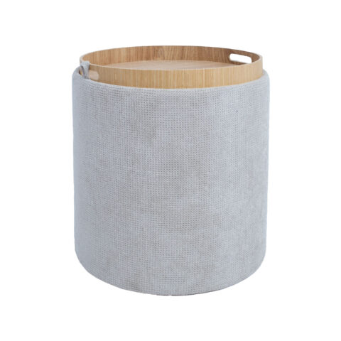 Tumba/laud HIRO D39xH44cm, beež, panipaigaga Elutoamööbel Tumbad, kanapeed ja kott-toolid