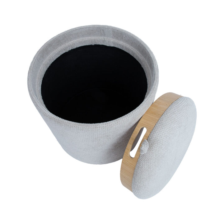Tumba/laud HIRO D34,5xH37cm, beež, panipaigaga Elutoamööbel Tumbad, kanapeed ja kott-toolid