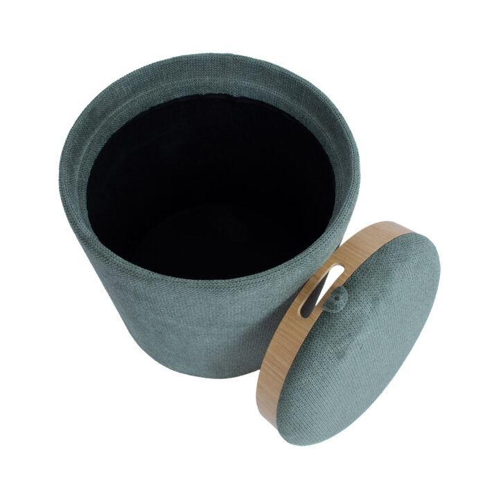 Tumba/laud HIRO D39xH44cm, roheline, panipaigaga Elutoamööbel Tumbad, kanapeed ja kott-toolid