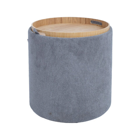 Tumba/laud HIRO D39xH44cm, hall, panipaigaga Elutoamööbel Tumbad, kanapeed ja kott-toolid