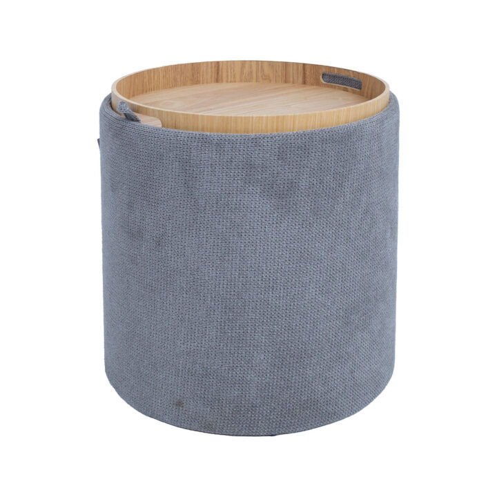Tumba/laud HIRO D39xH44cm, hall, panipaigaga Elutoamööbel Tumbad, kanapeed ja kott-toolid