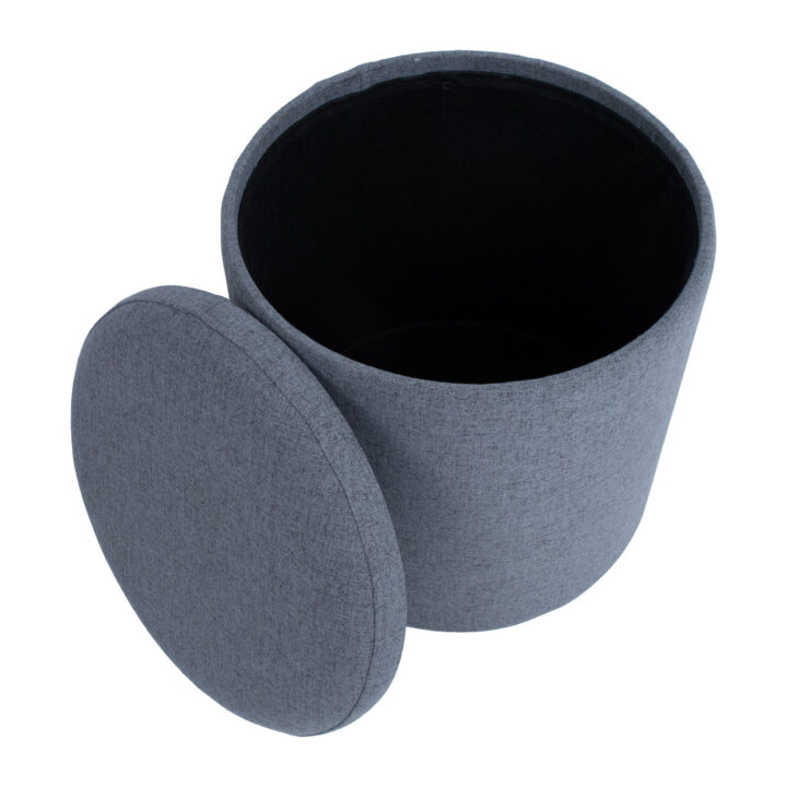 Tumba HAKO D34,5xH36cm, tumehall, panipaigaga Elutoamööbel Tumbad, kanapeed ja kott-toolid