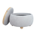 Tumba/laud HIRO D67xH38cm, beež, panipaigaga Elutoamööbel Tumbad, kanapeed ja kott-toolid