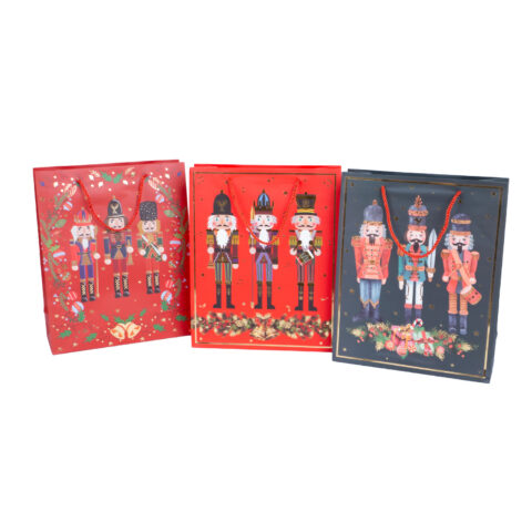Kinkekott NUTCRACKER M, 26x32x10cm, mix Jõulud