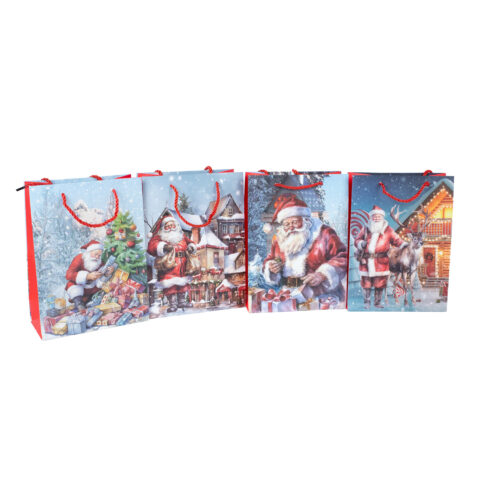 Kinkekott SANTA S, 18x24x8,5cm, mix Jõulud