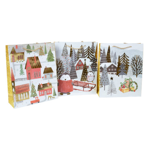 Kinkekott WONDERLAND M, 26x32x10cm, mix Jõulud