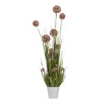 Kunstlill IN GARDEN H120cm, lilla allium, rohukõrred potis Kunstlilled ja kunsttaimed