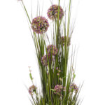 Kunstlill IN GARDEN H120cm, lilla allium, rohukõrred potis Kunstlilled ja kunsttaimed