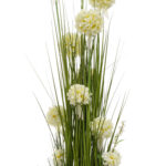 Kunstlill IN GARDEN H120cm, valge hüatsint, rohukõrred potis Kunstlilled ja kunsttaimed
