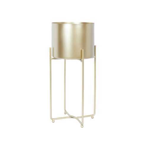 Lillepostament DEIA GOLD M 21,5×20,5xH47cm, kuldne Lillepostamendid