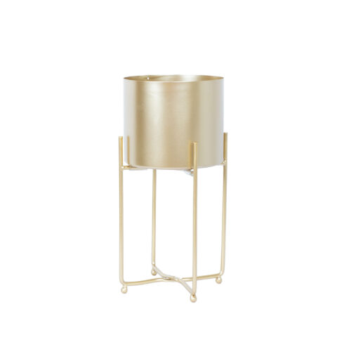 Lillepostament DEIA GOLD S 19,5x18xH37cm, kuldne Lillepostamendid