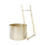 Lillepostament DEIA GOLD S 19,5x18xH37cm, kuldne Lillepostamendid
