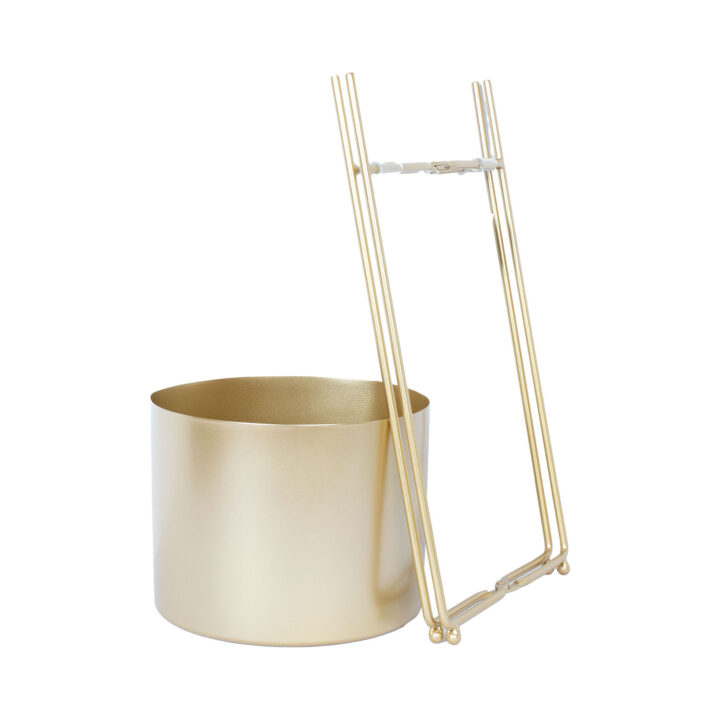 Lillepostament DEIA GOLD S 19,5x18xH37cm, kuldne Lillepostamendid