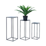 Lillepostament DEIA CHI L 25x25xH70cm, must Lillepostamendid
