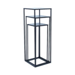Lillepostament DEIA CHI M 22x22xH60cm, must Lillepostamendid