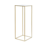 Lillepostament DEIA CHE L 25x25xH70cm, kuldne Lillepostamendid