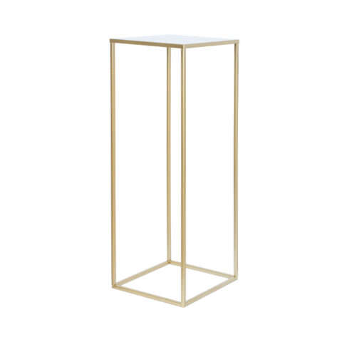 Lillepostament DEIA CHE L 25x25xH70cm, kuldne Lillepostamendid