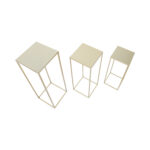 Lillepostament DEIA CHE M 22x22xH60cm, kuldne Lillepostamendid