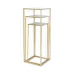 Lillepostament DEIA CHE M 22x22xH60cm, kuldne Lillepostamendid