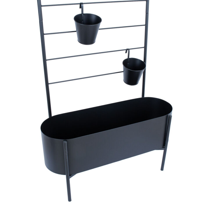 Lillepostament DEIA 70,5x26xH137cm, must Lillepostamendid