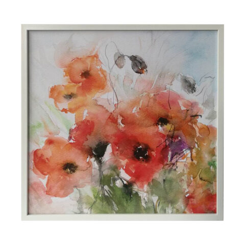 Seinapilt WALLY 40x40cm, moonid Maalid