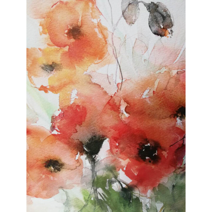 Seinapilt WALLY 40x40cm, moonid Maalid