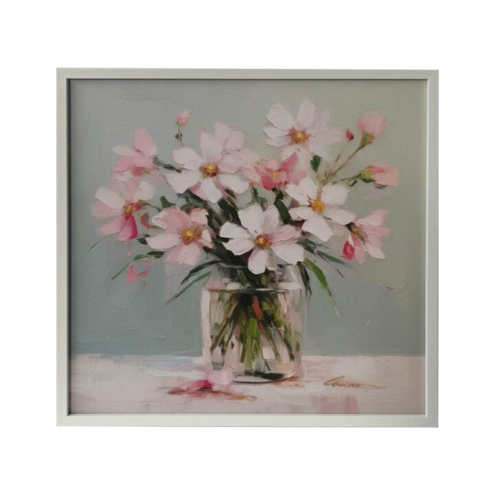Seinapilt WALLY 40x40cm, lillekimp Maalid