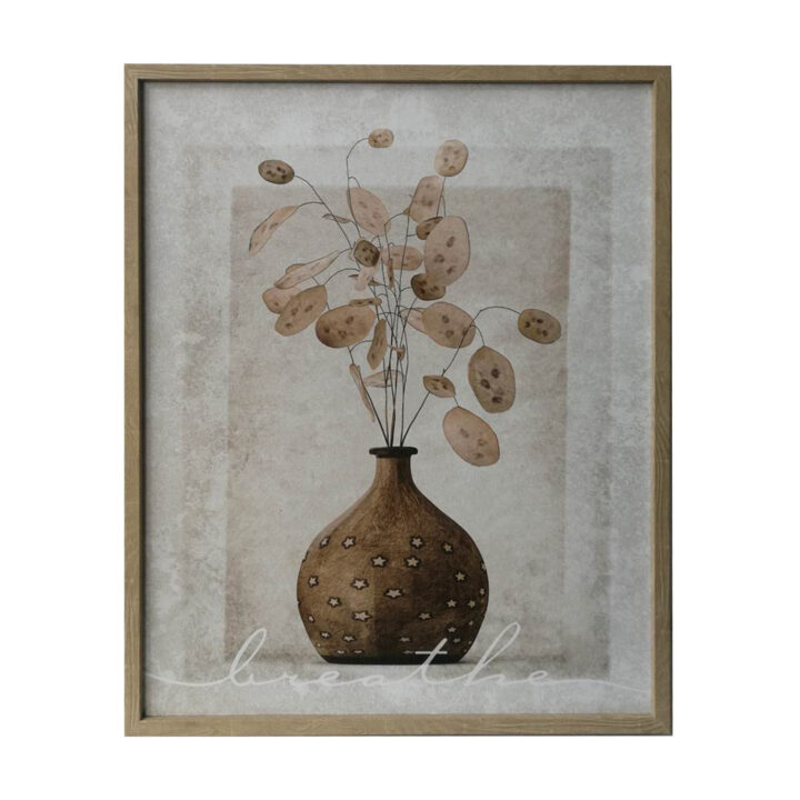 Seinapilt WALLY 40x50cm, ümaras vaasis Maalid