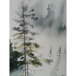 Seinapilt WALLY 45x60cm, udune mets Maalid