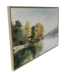 Seinapilt WALLY 45x60cm, mets järve ääres Maalid