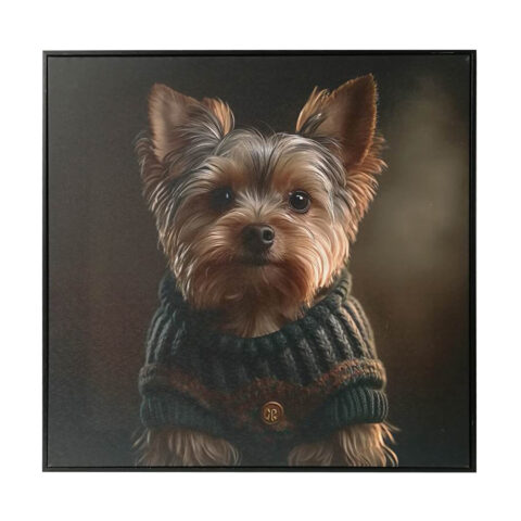 Seinapilt WALLY 50x50cm, väike koer Maalid