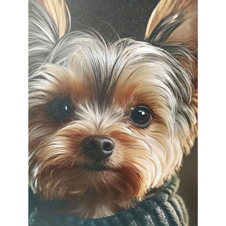 Seinapilt WALLY 50x50cm, väike koer Maalid