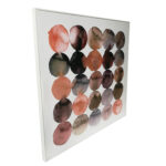 Seinapilt WALLY 60x60cm, pruunid abstraktsed ringid Maalid