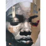 Seinapilt WALLY 60x80cm, kuldne 1 Maalid