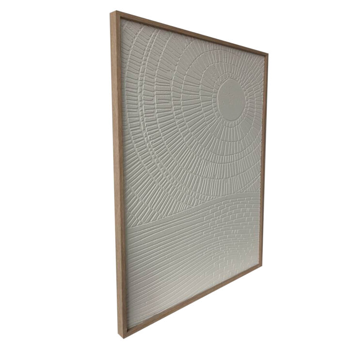 Seinapilt WALLY 60x80cm, abstraktne valge Maalid