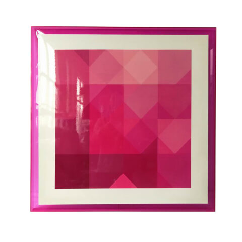 Seinapilt WALLY 80x80cm, roosa, akrüül Maalid