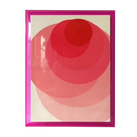 Seinapilt WALLY 60x80cm, roosa ring, akrüül Maalid